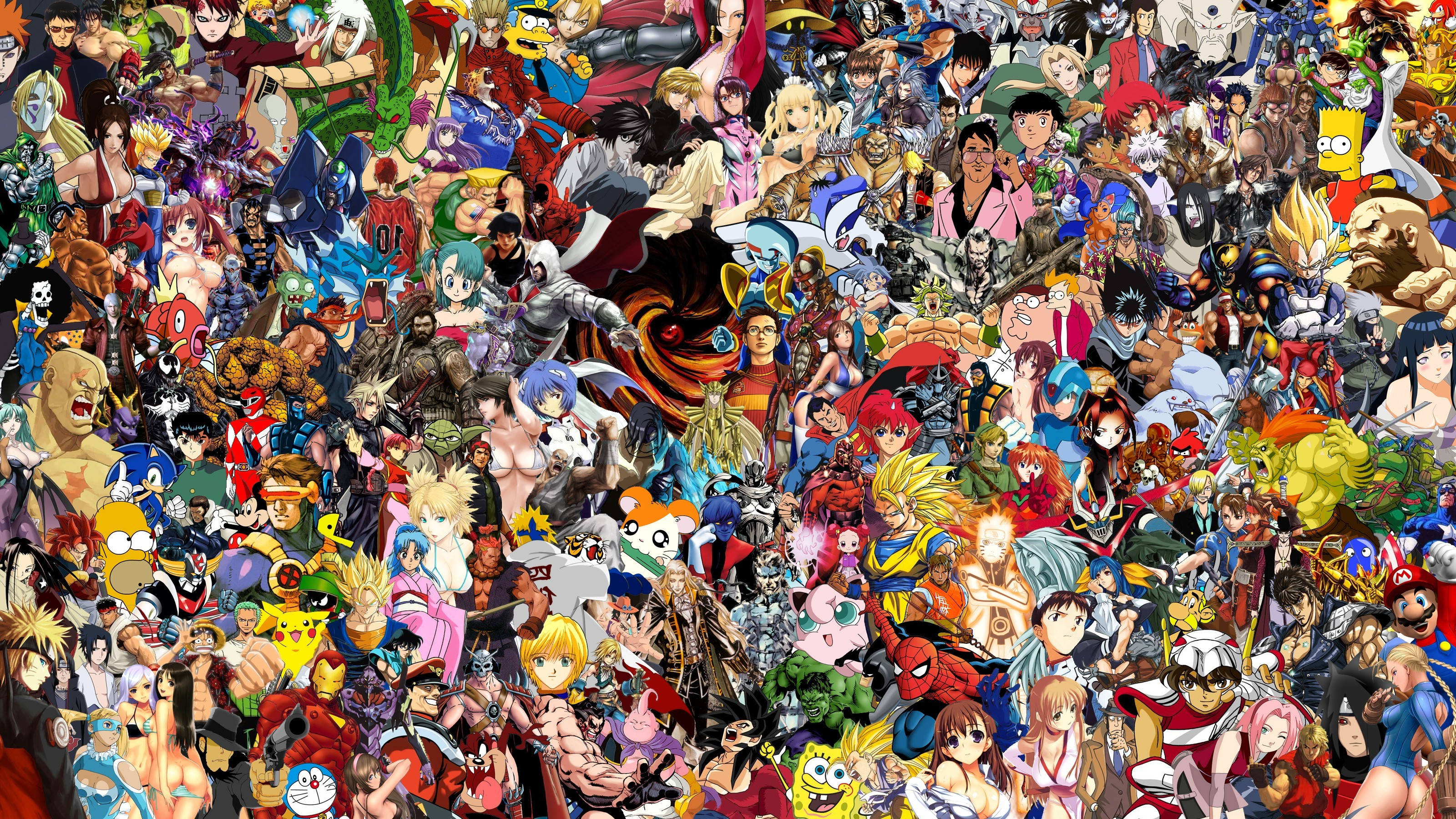 All Anime Epic Japanese Anime Characters Wallpaper