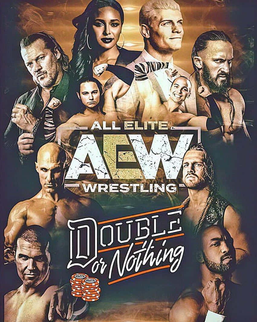 All Elite Wrestling (aew) Fights And Entertainment Wallpaper