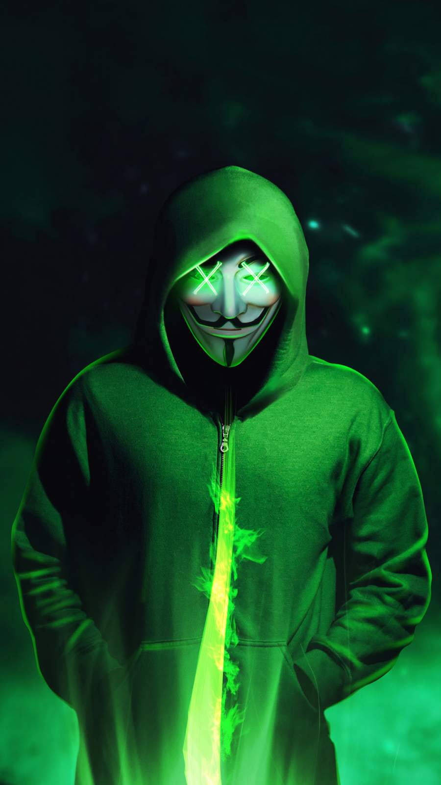 All Green Hacking Android Background Wallpaper