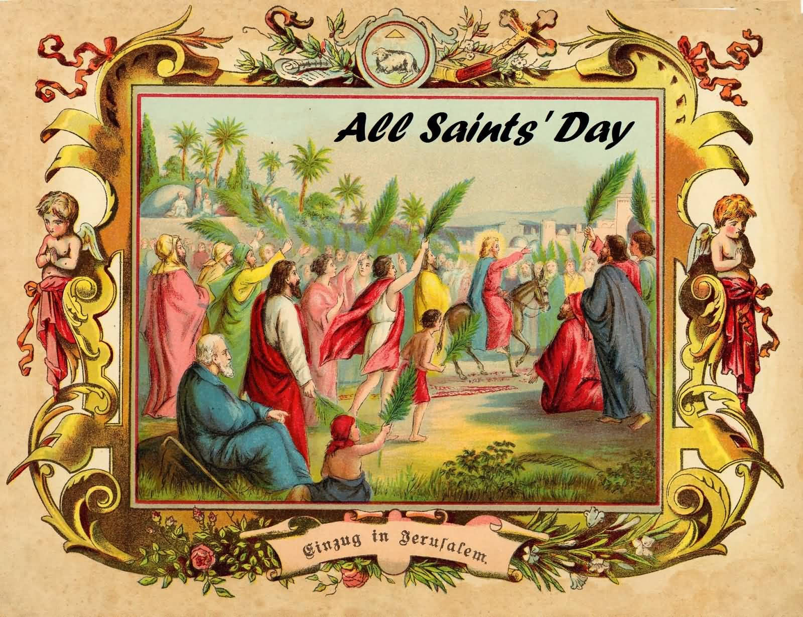 All Saints Day Illustration Wallpaper