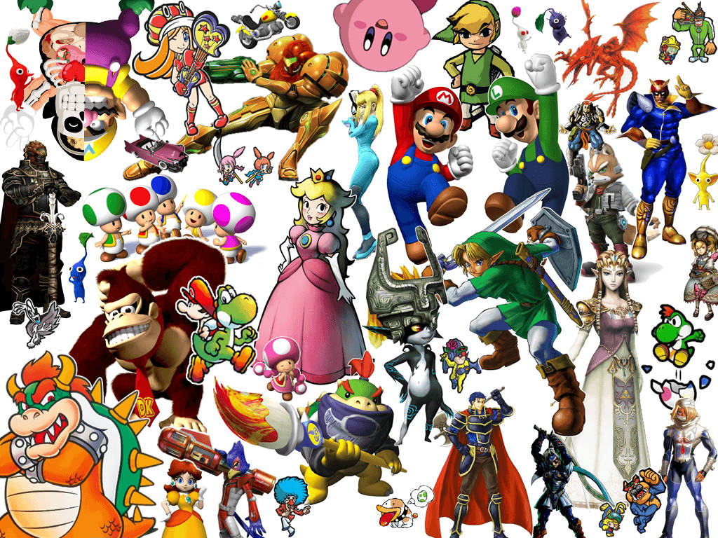 All-star Nintendo Heroes Wallpaper