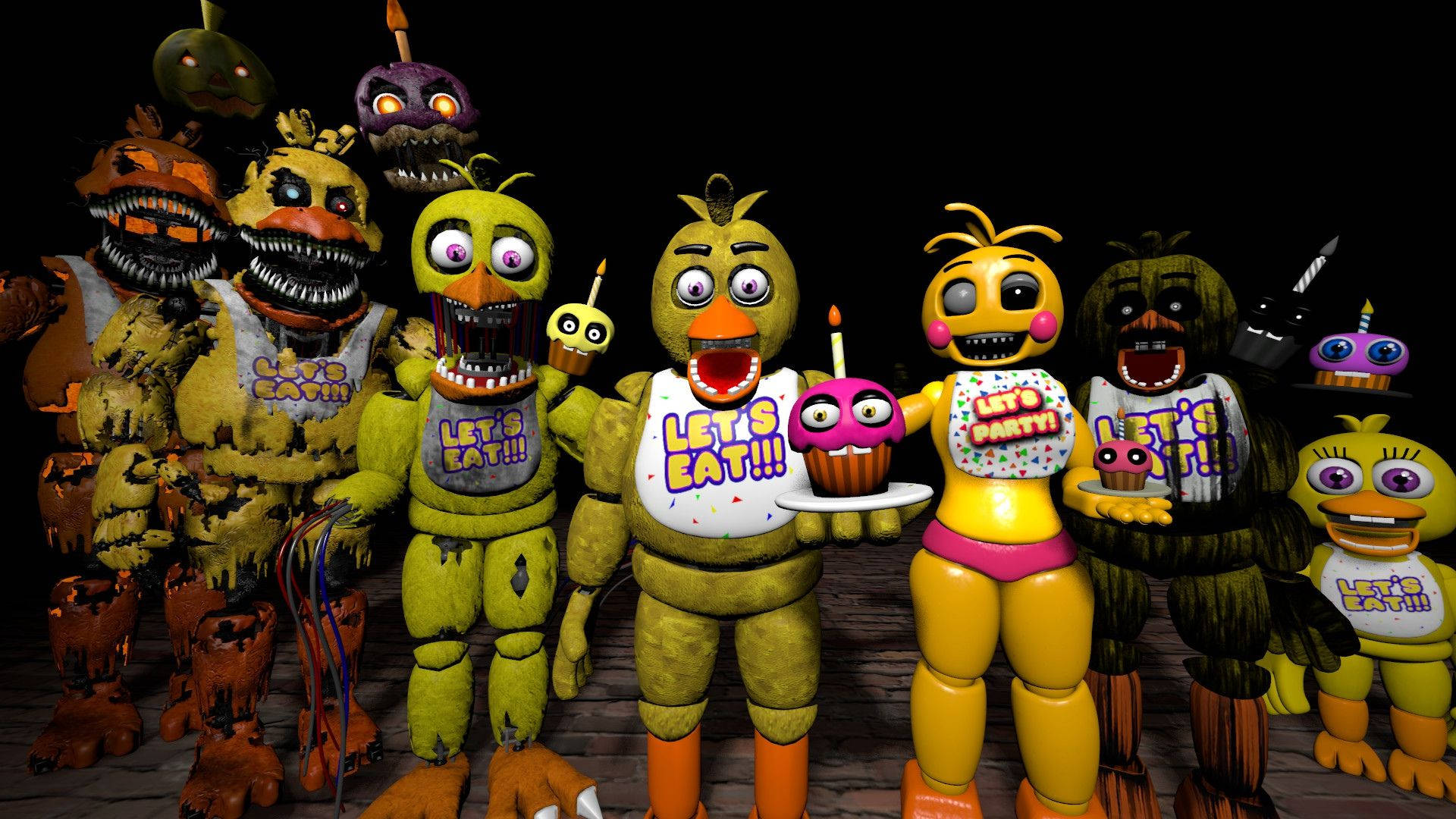 Download free All Types Of Chica Fnaf Wallpaper - MrWallpaper.com