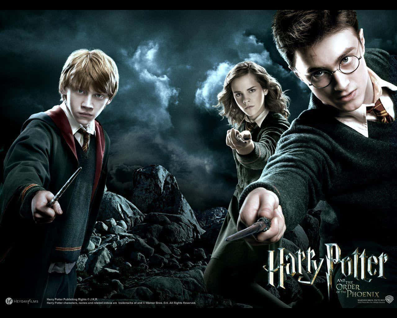 All Your Favorite Characters From The Harry Potter Movie Franchise Wallpaper