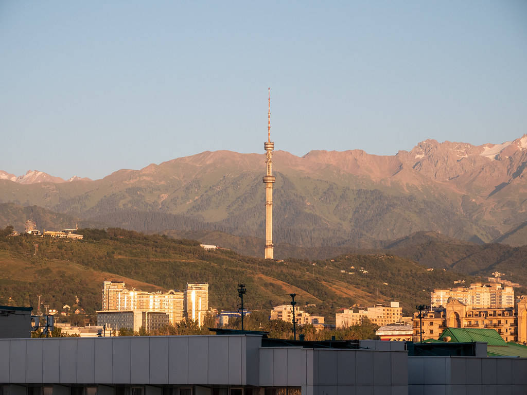 Alma Ata Tower On Hills Wallpaper