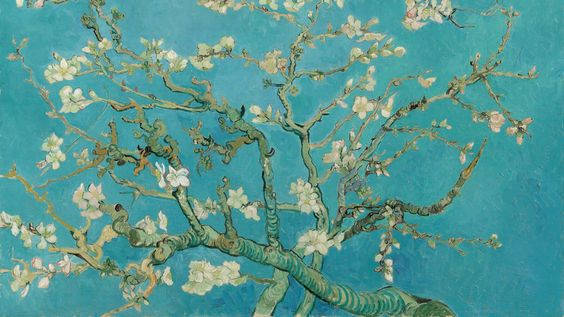 Almond Blossom Famous Painting Wallpaper