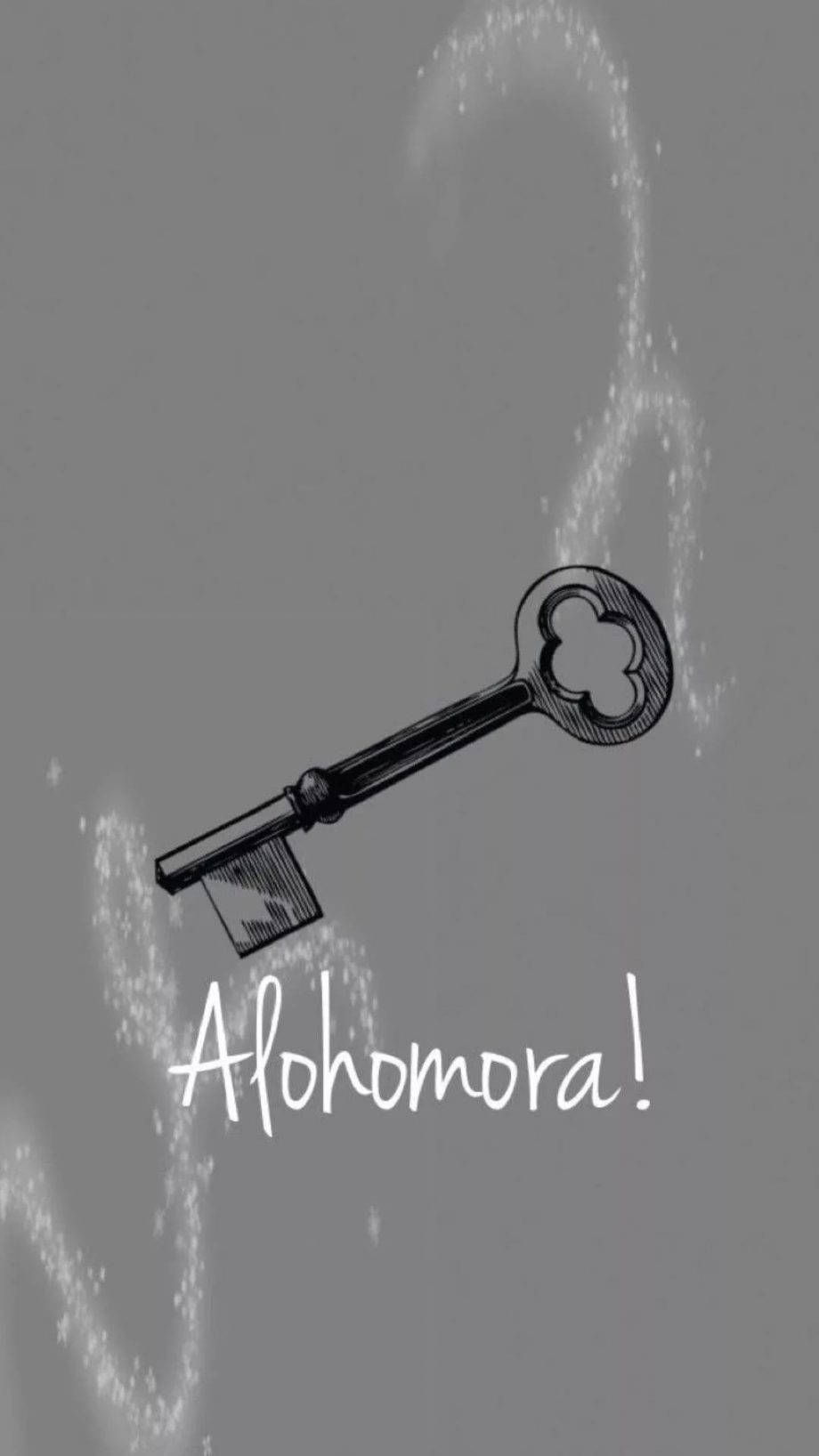 Alohomora Harry Potter Iphone Wallpaper