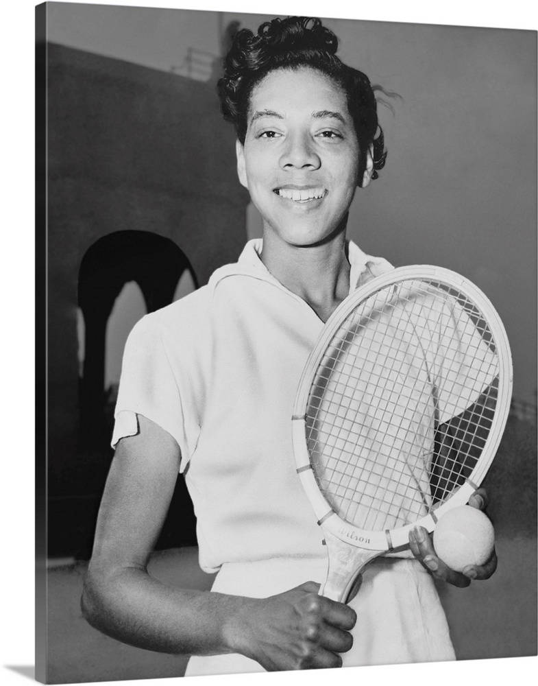 Althea Gibson Women's Single Tennis Wallpaper