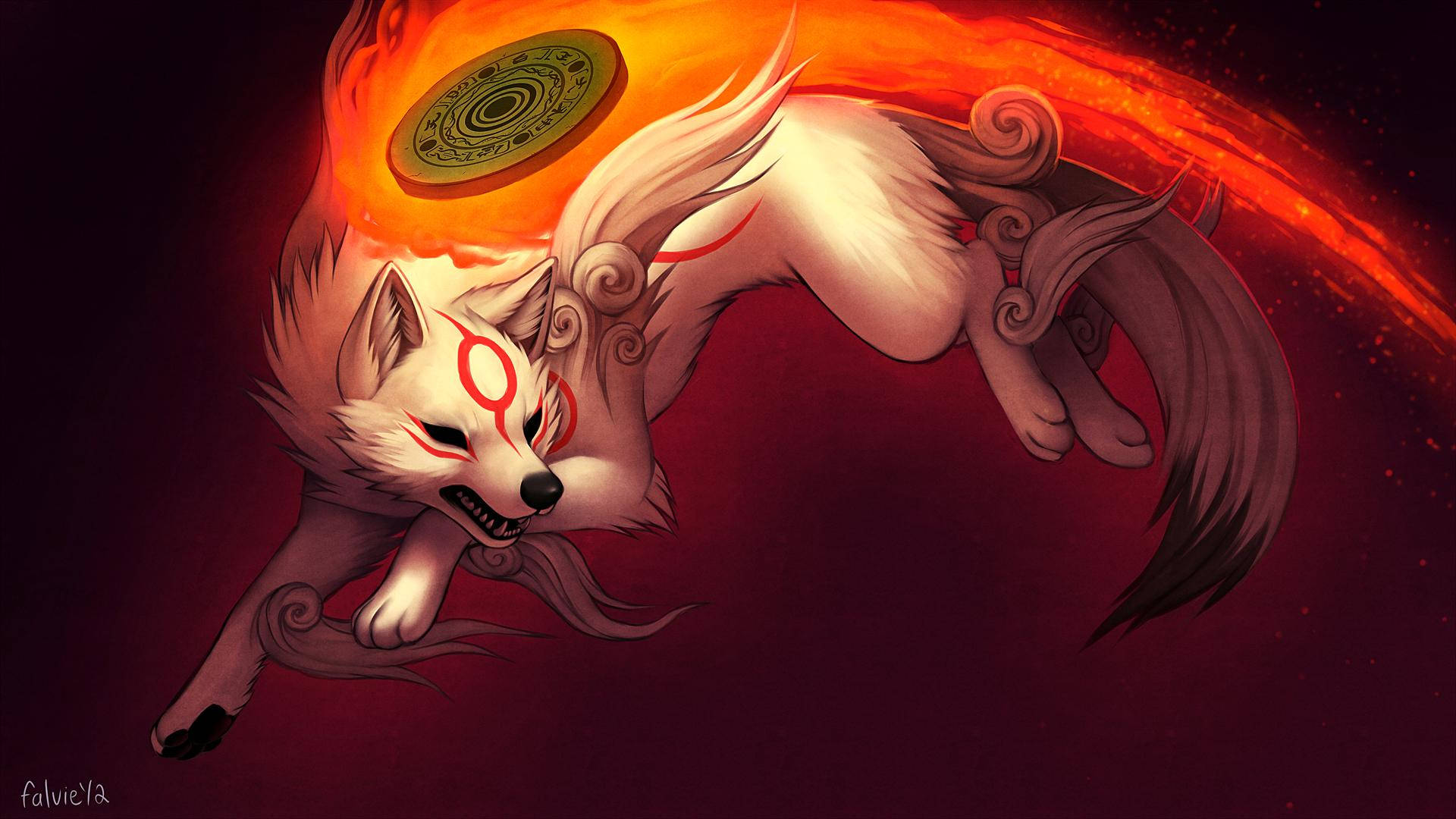 Okami Amaterasu Sun Goddess Matte Print - Etsy