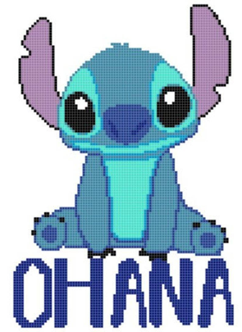 Amazing Pixel Art Stitch Ohana Wallpaper