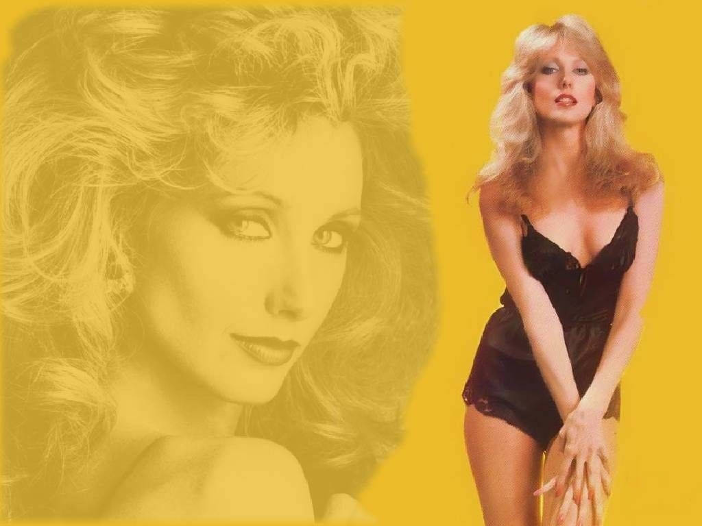 American Celebrity Morgan Fairchild Vintage Poster Wallpaper