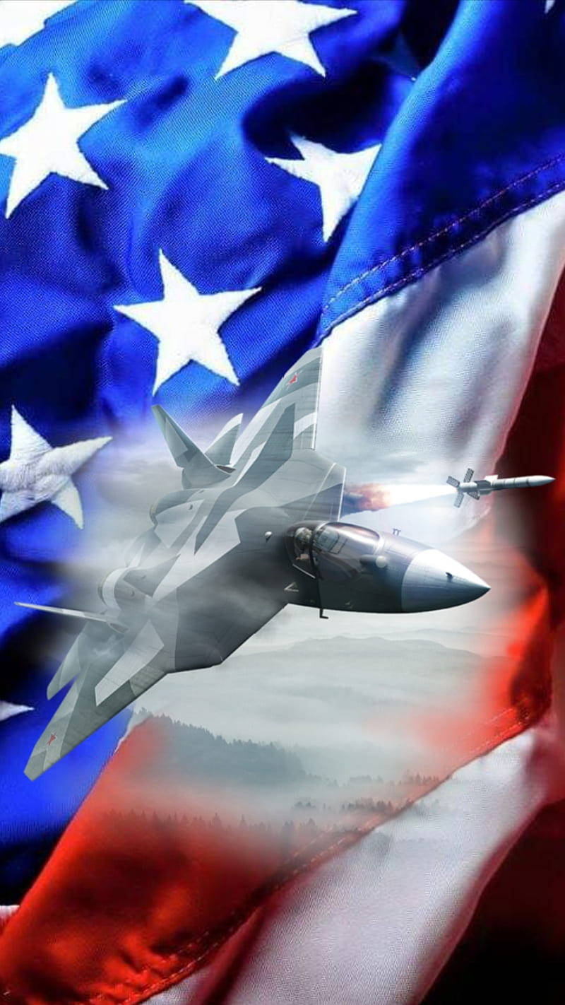 American Fighter Jet Wallpaper
