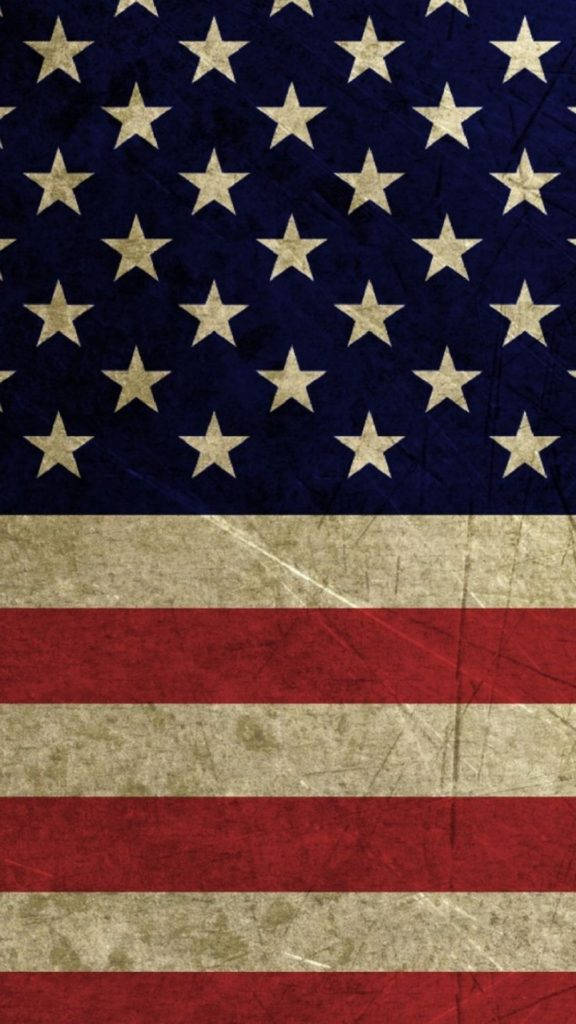 American Flag Close-up Shot Iphone Wallpaper