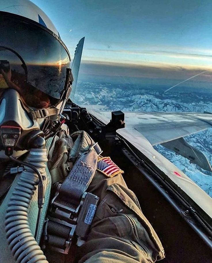 American Jet Fighter Pilot Wallpaper