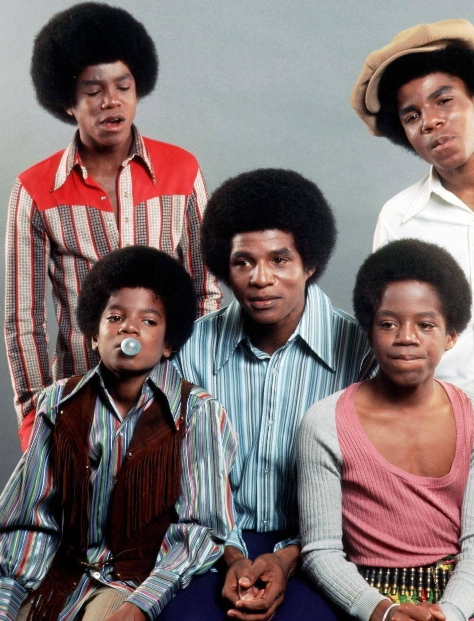 American Pop Band Jackson 5 Closeup Portrait Wallpaper