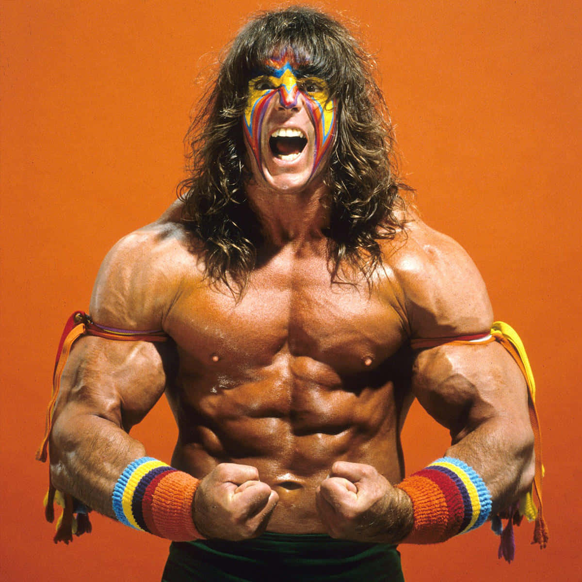 American Professional Wrestler Ultimate Warrior Wwe Photograph Wallpaper