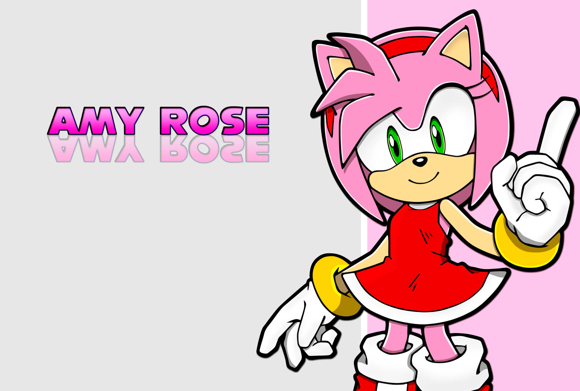 Download free Amy Rose Digital Art Wallpaper - MrWallpaper.com