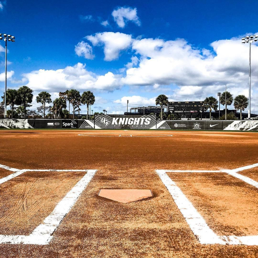 An Empty Awesome Softball Field Wallpaper