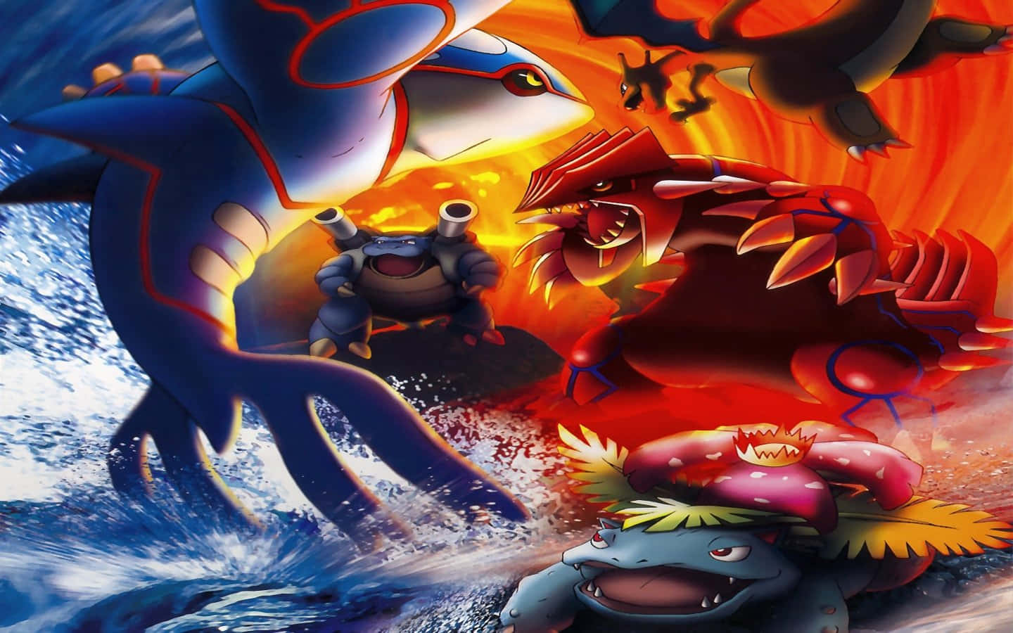 An Epic Charizard Roaring Into Battle Wallpaper