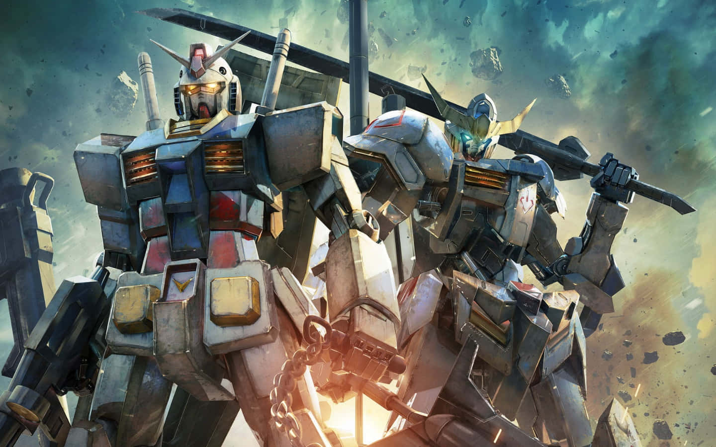 An Hd Wallpaper Of The Classic Gundam Gunpla Wallpaper