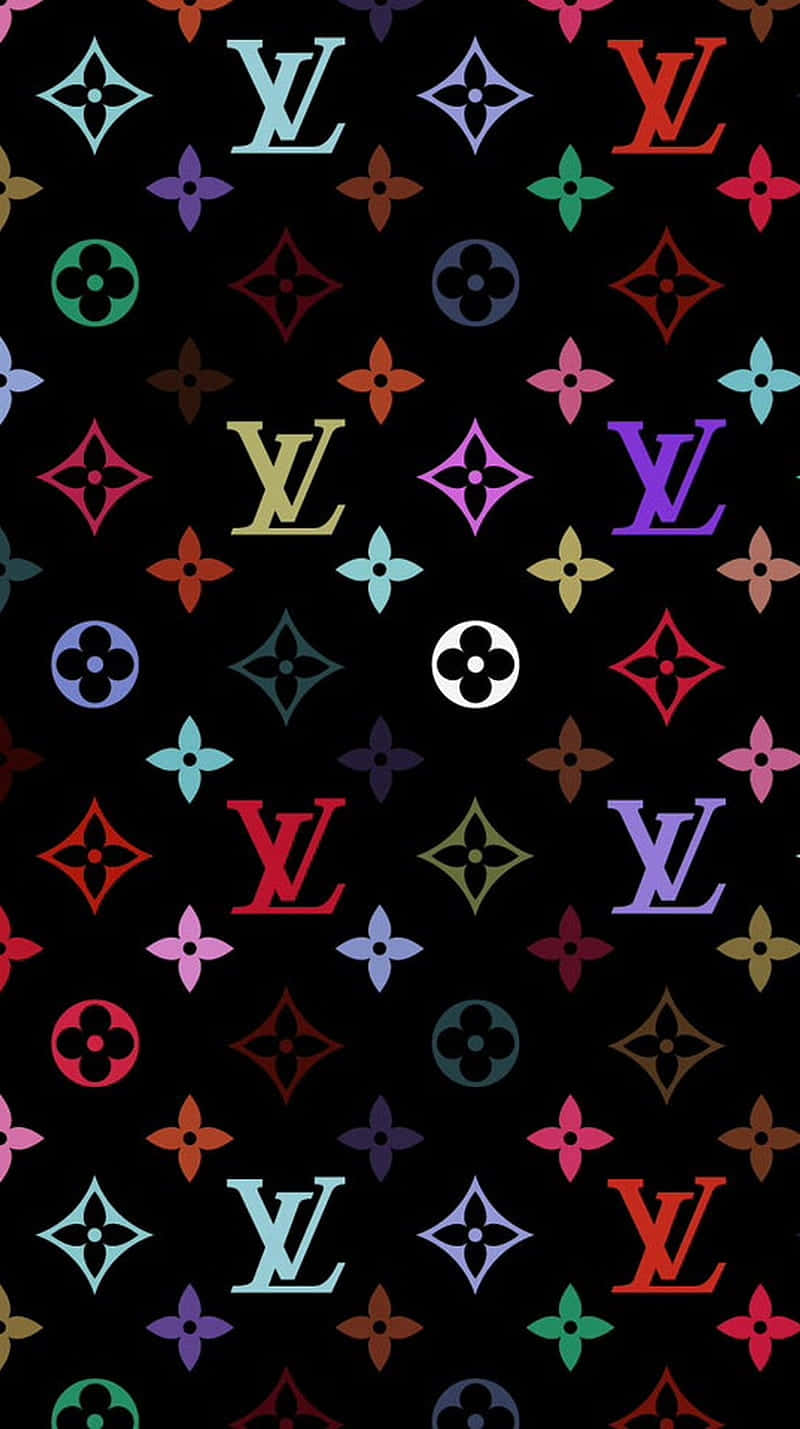 An Opulent Louis Vuitton Pattern Wallpaper Wallpaper