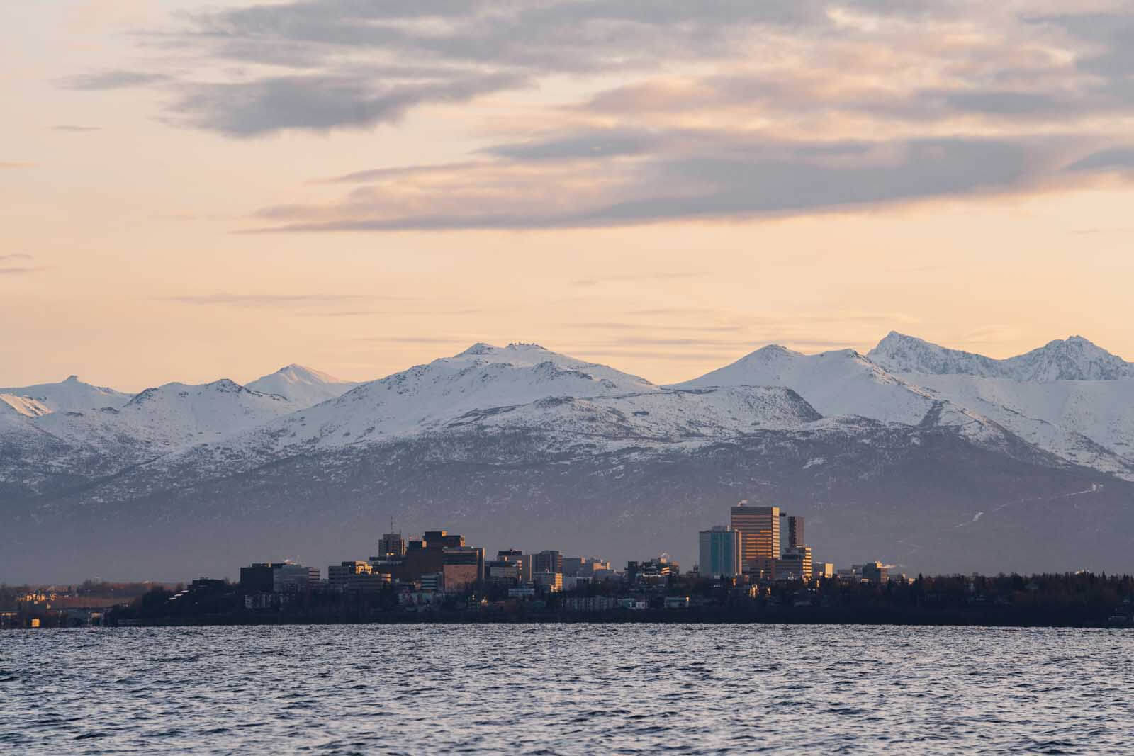 Anchorage In Distance Wallpaper