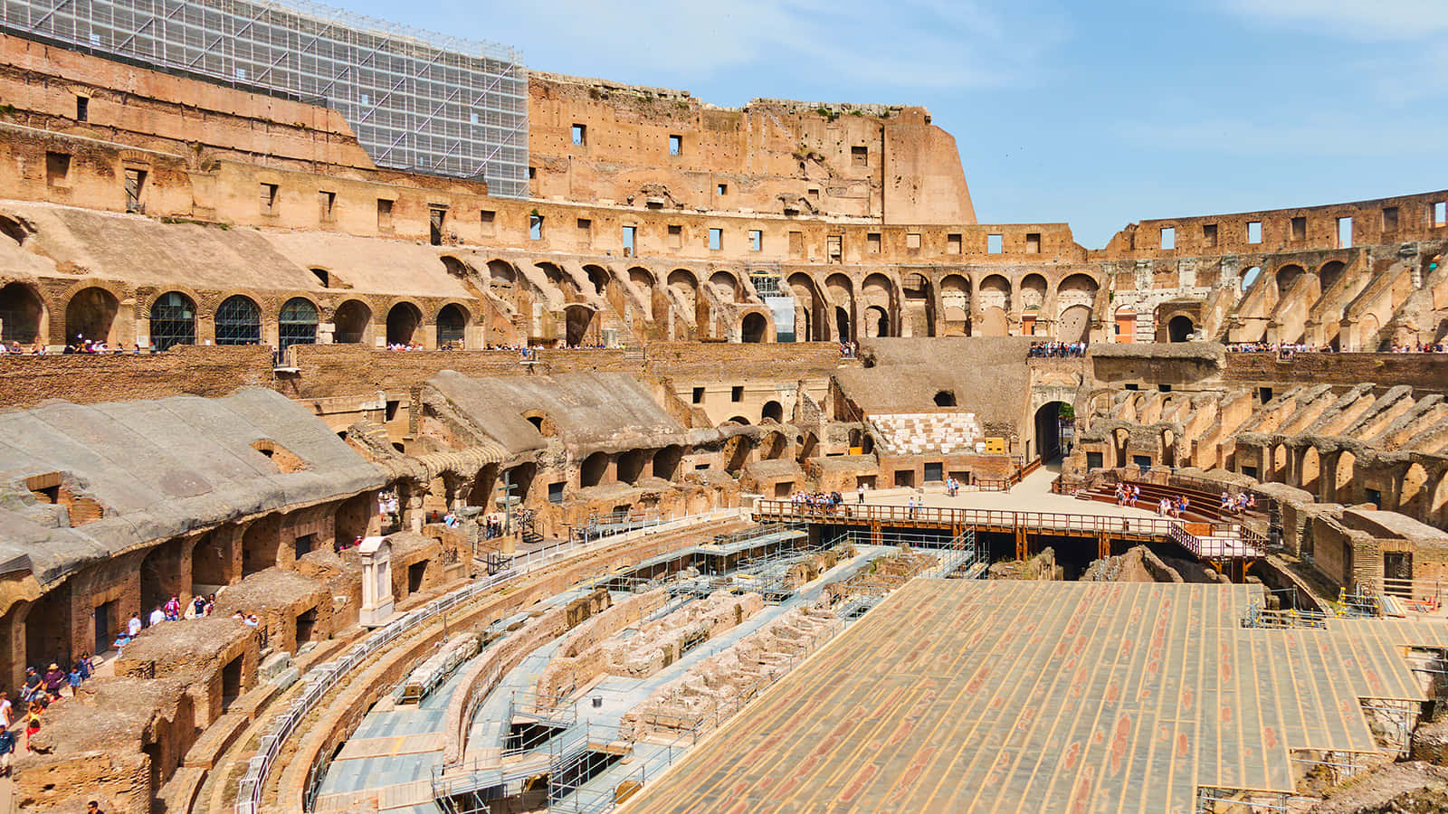 Ancient Roman Colosseum Desktop Wallpaper