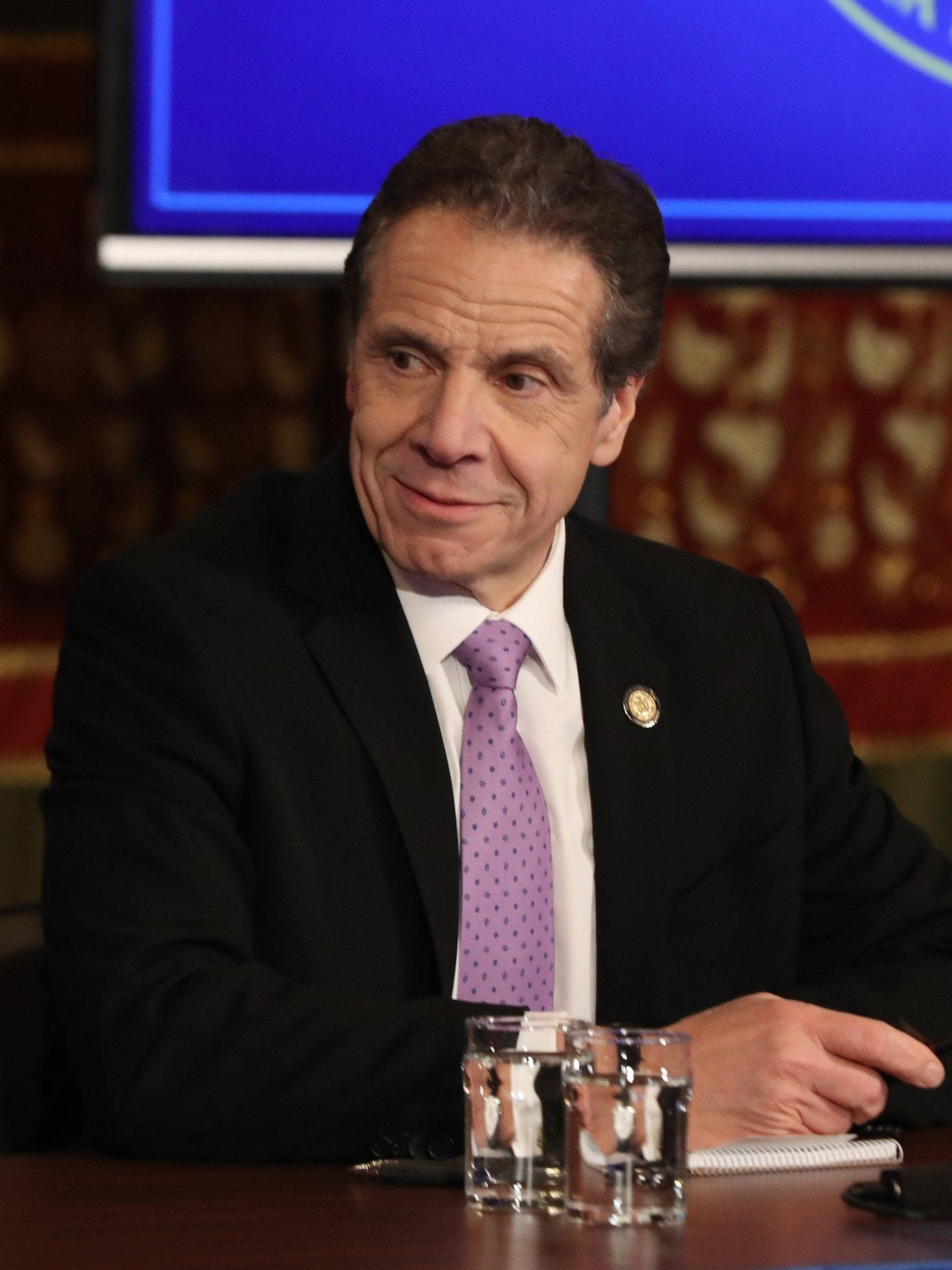 Andrew Cuomo Smirk Wallpaper