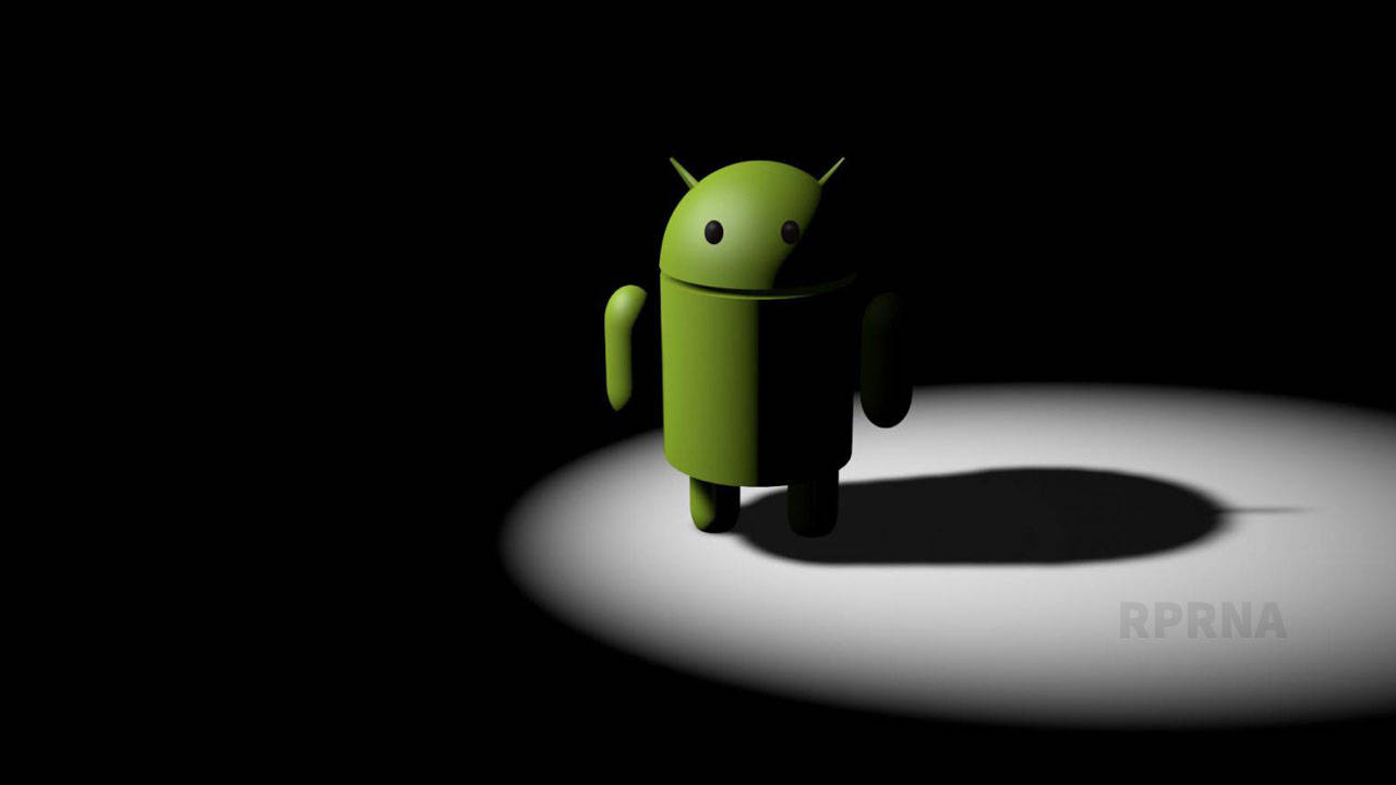 Android 11 Mascot Spotlight Wallpaper