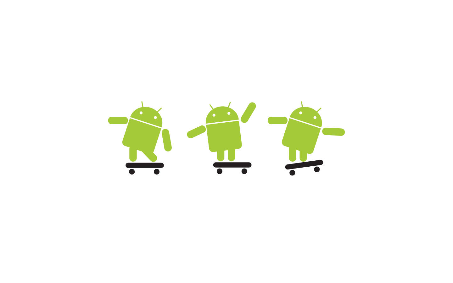 Android On Skateboard Wallpaper