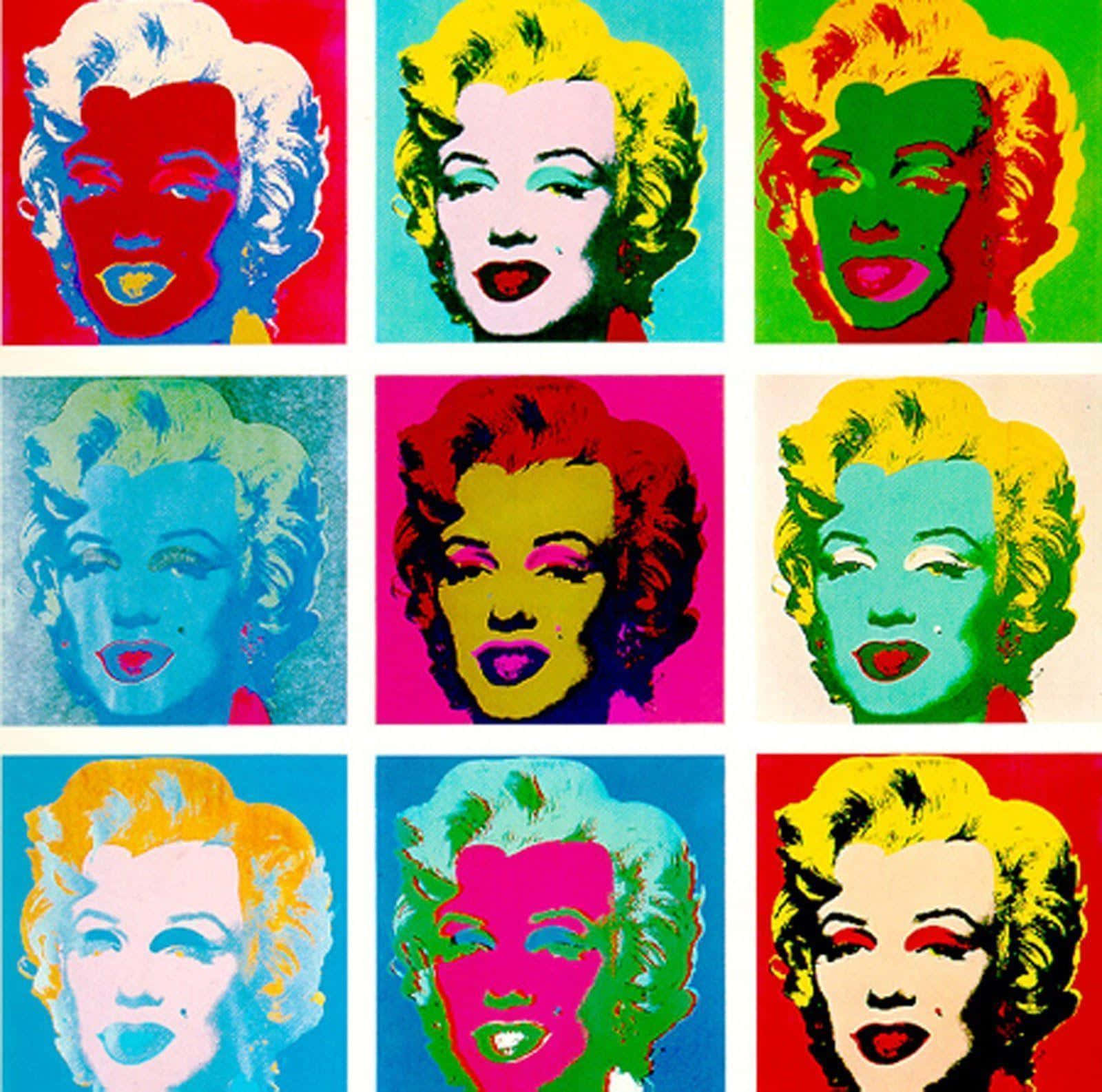 Andy Warhol Pop Culture Art Wallpaper
