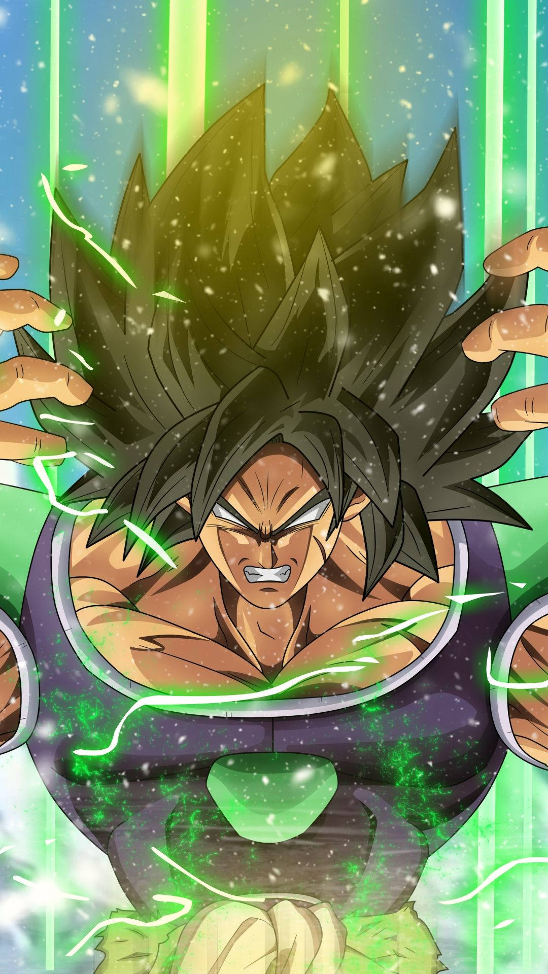 Angry Broly Powers Wallpaper