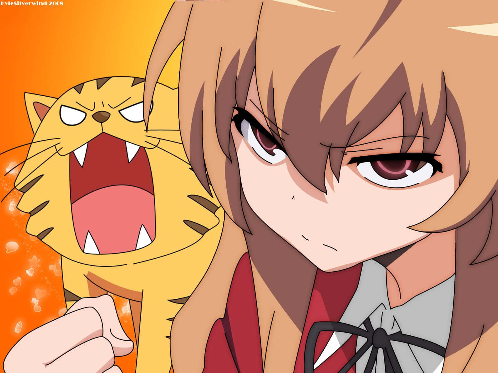 Angry Cat Taiga Aisaka Wallpaper