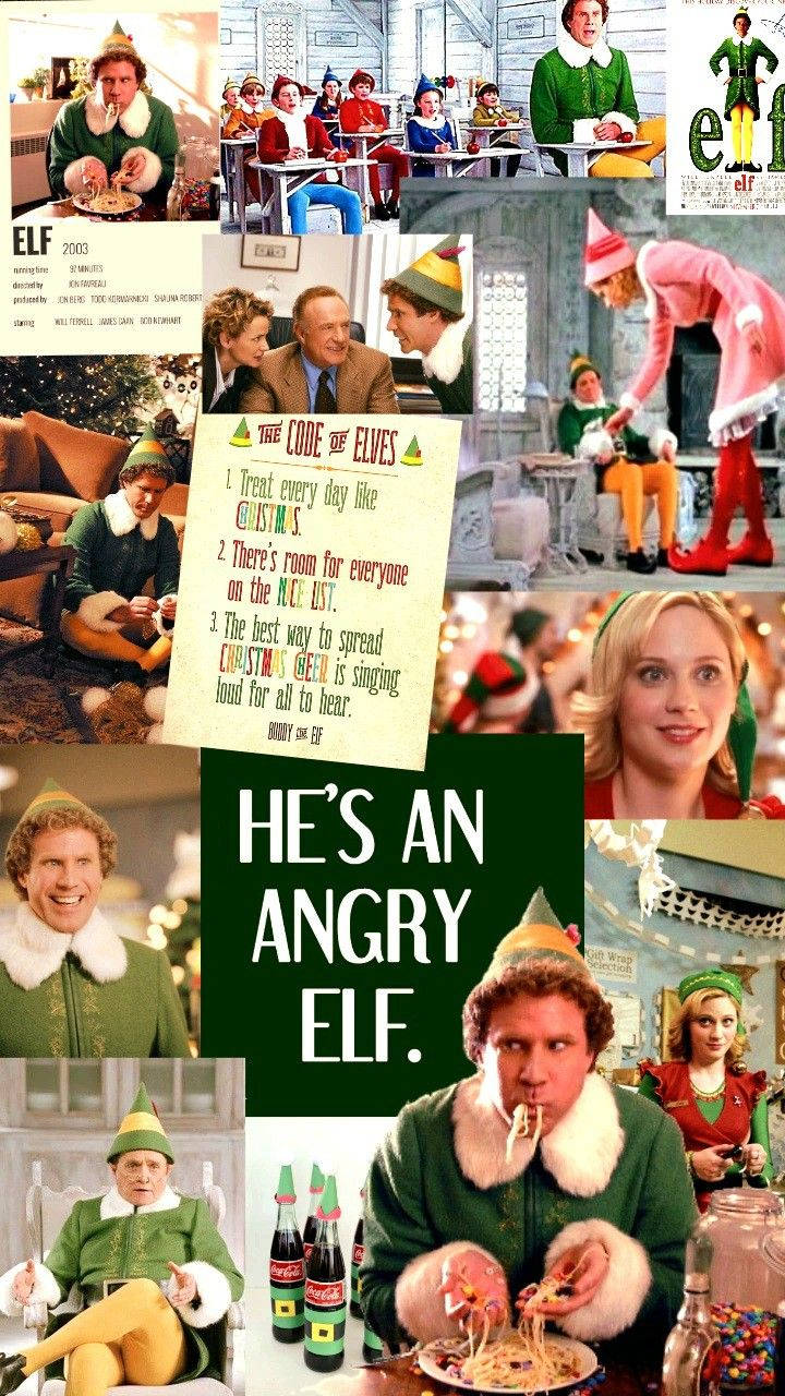 Angry Christmas Elf Wallpaper