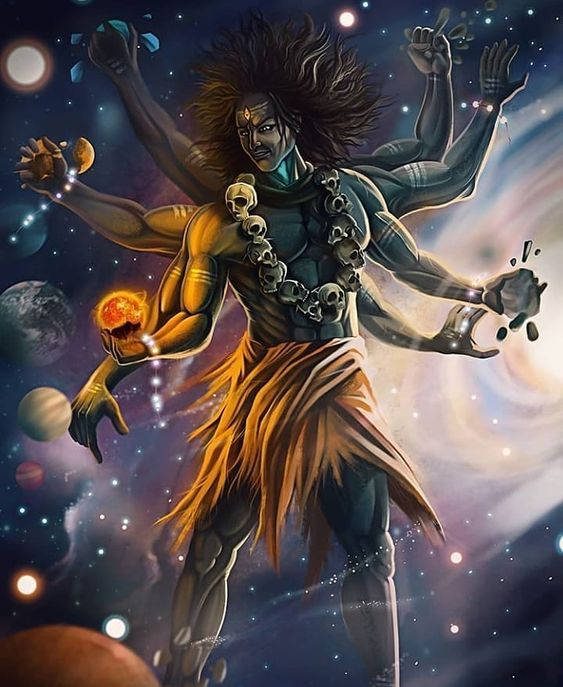 Angry Shiva Galaxy Wallpaper