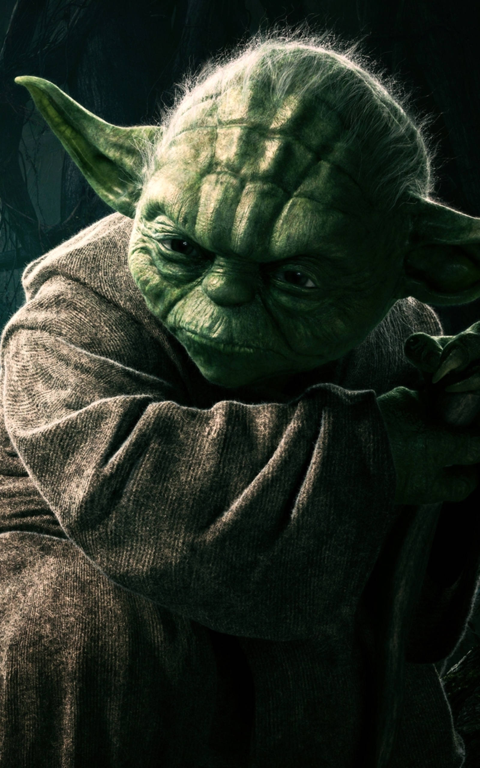 Angry Yoda Star Wars Tablet Wallpaper