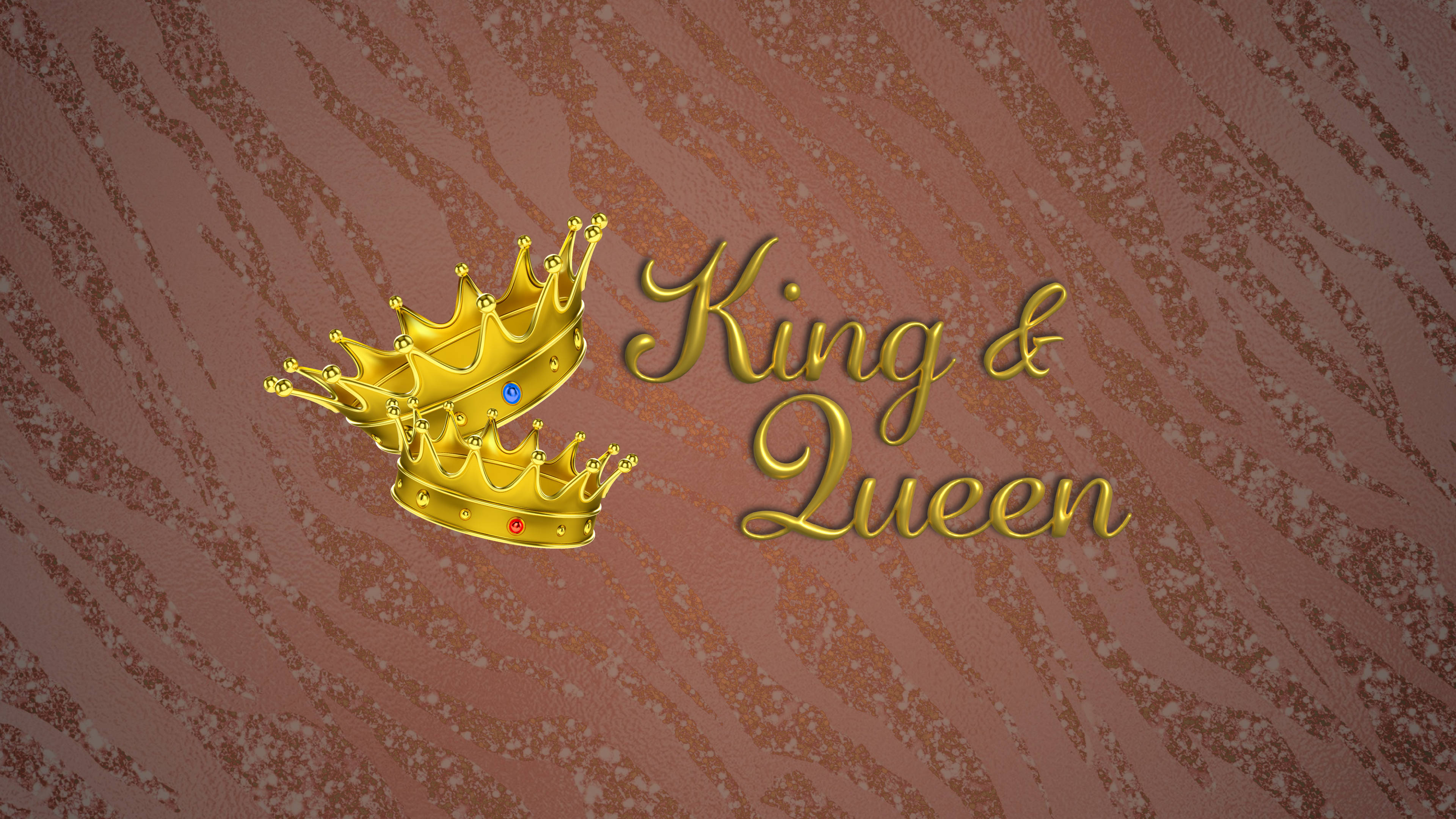 Animal Print King And Queen Wallpaper