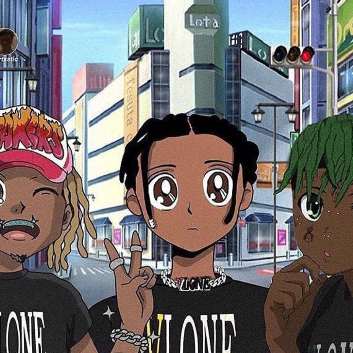 Animated Juice Wrld Vlone Pfp Wallpaper