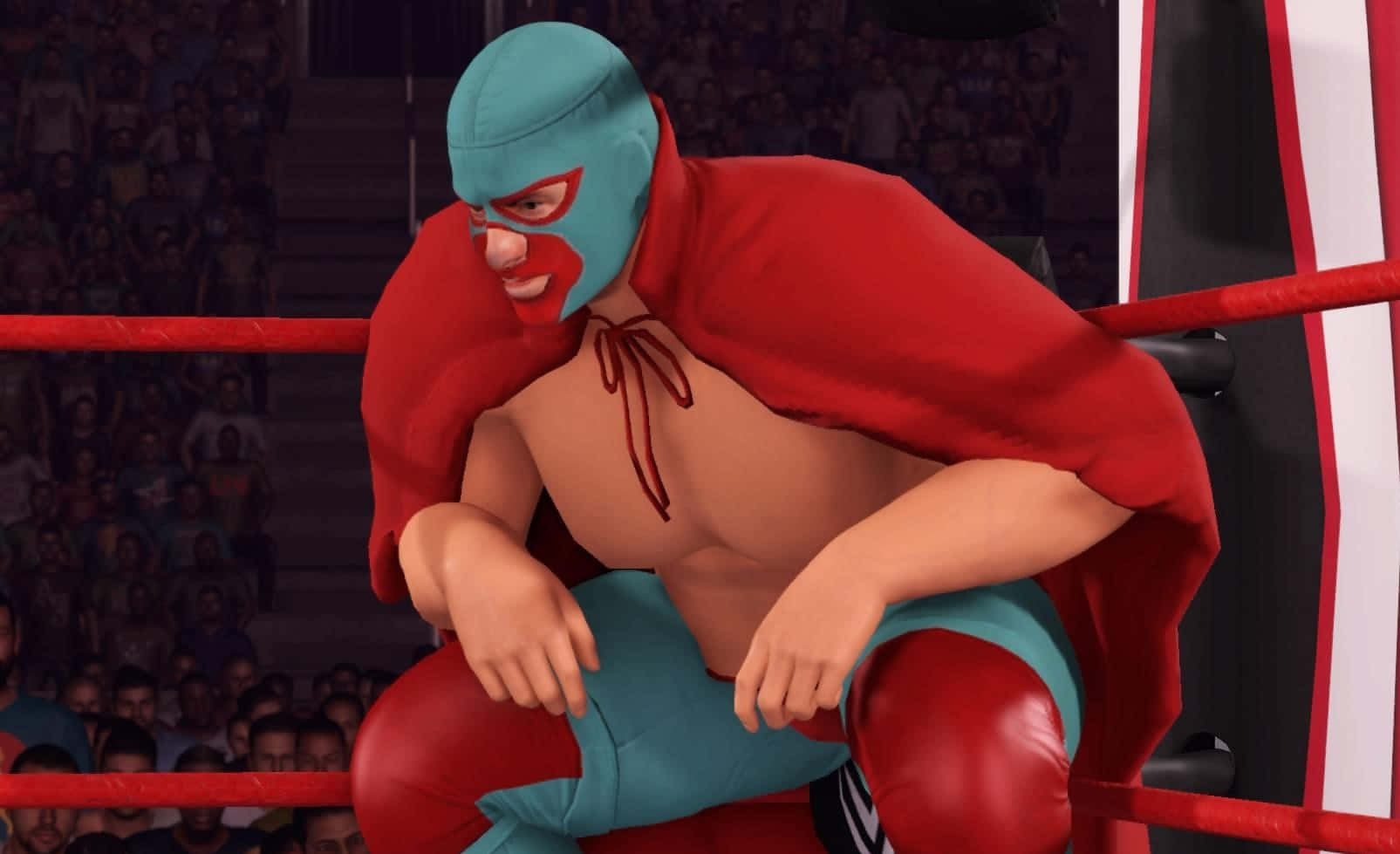 Animated Luchadorin Ring Wallpaper