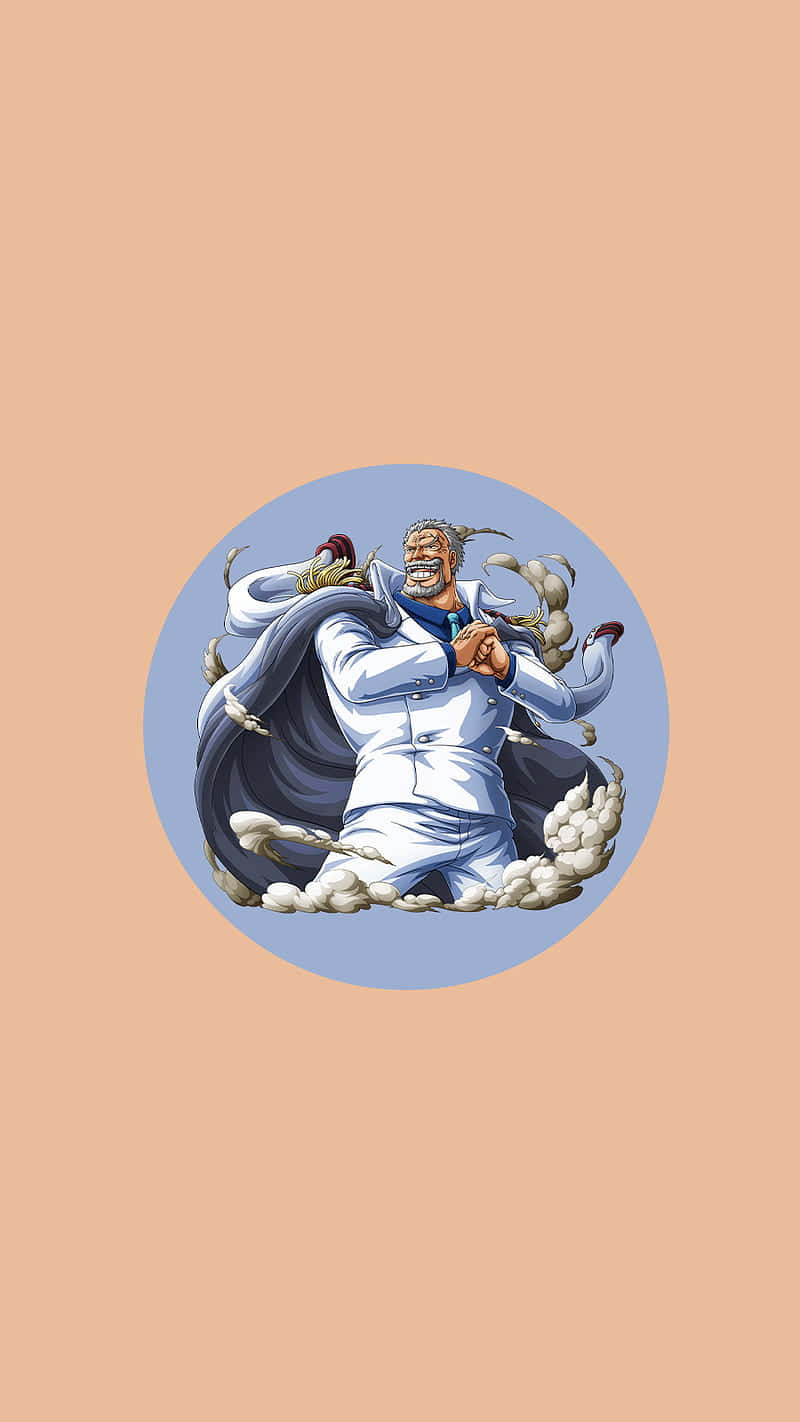 Animated Marine Hero Garp Wallpaper