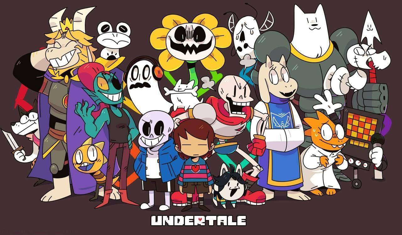Animated Undertale Poster Wallpaper