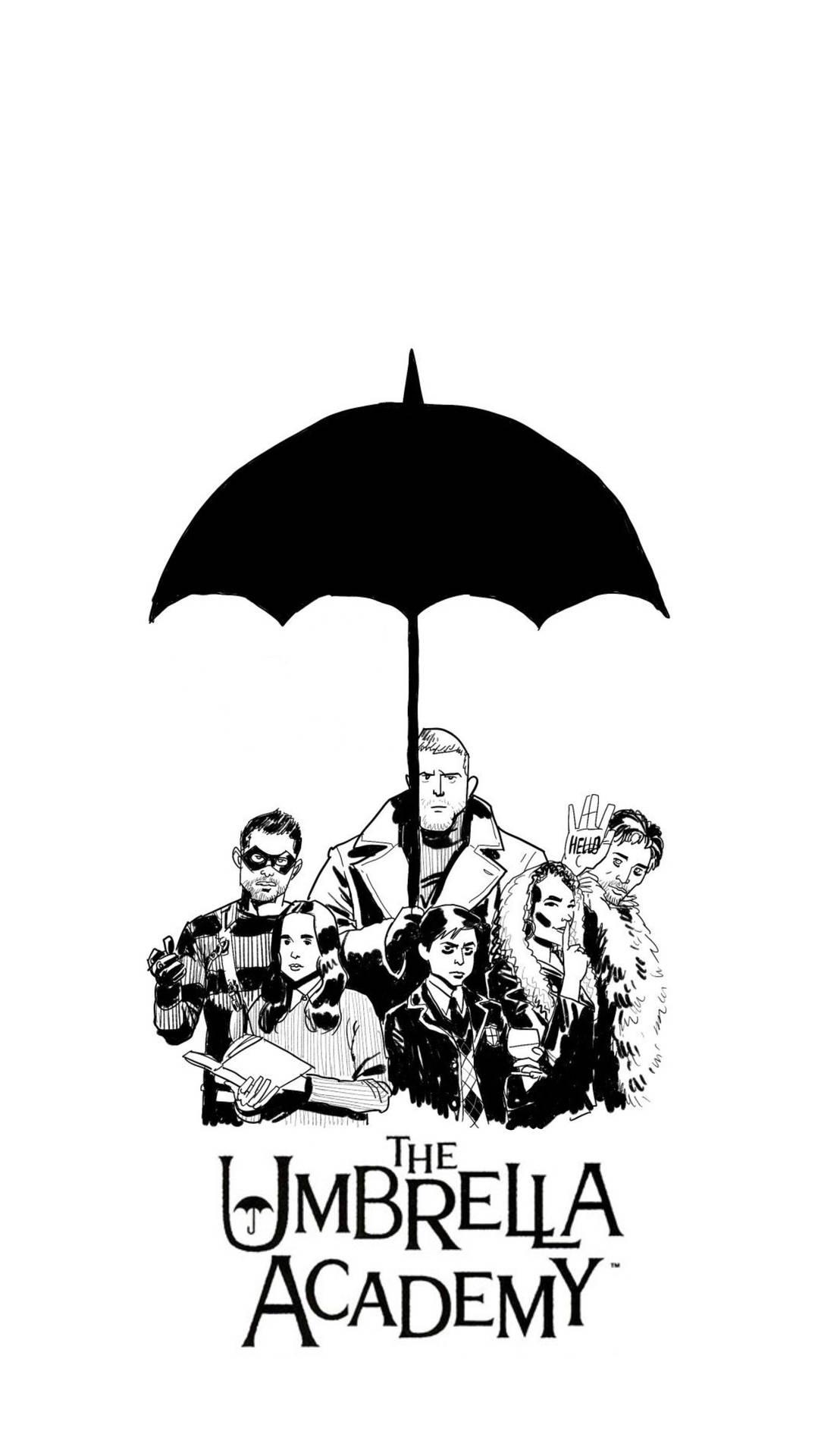 Download free Animated Version The Umbrella Academy Poster Wallpaper -  MrWallpaper.com