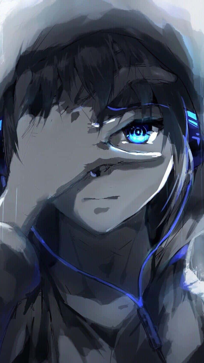 Anime Boy In Emo Outfit Wallpaper