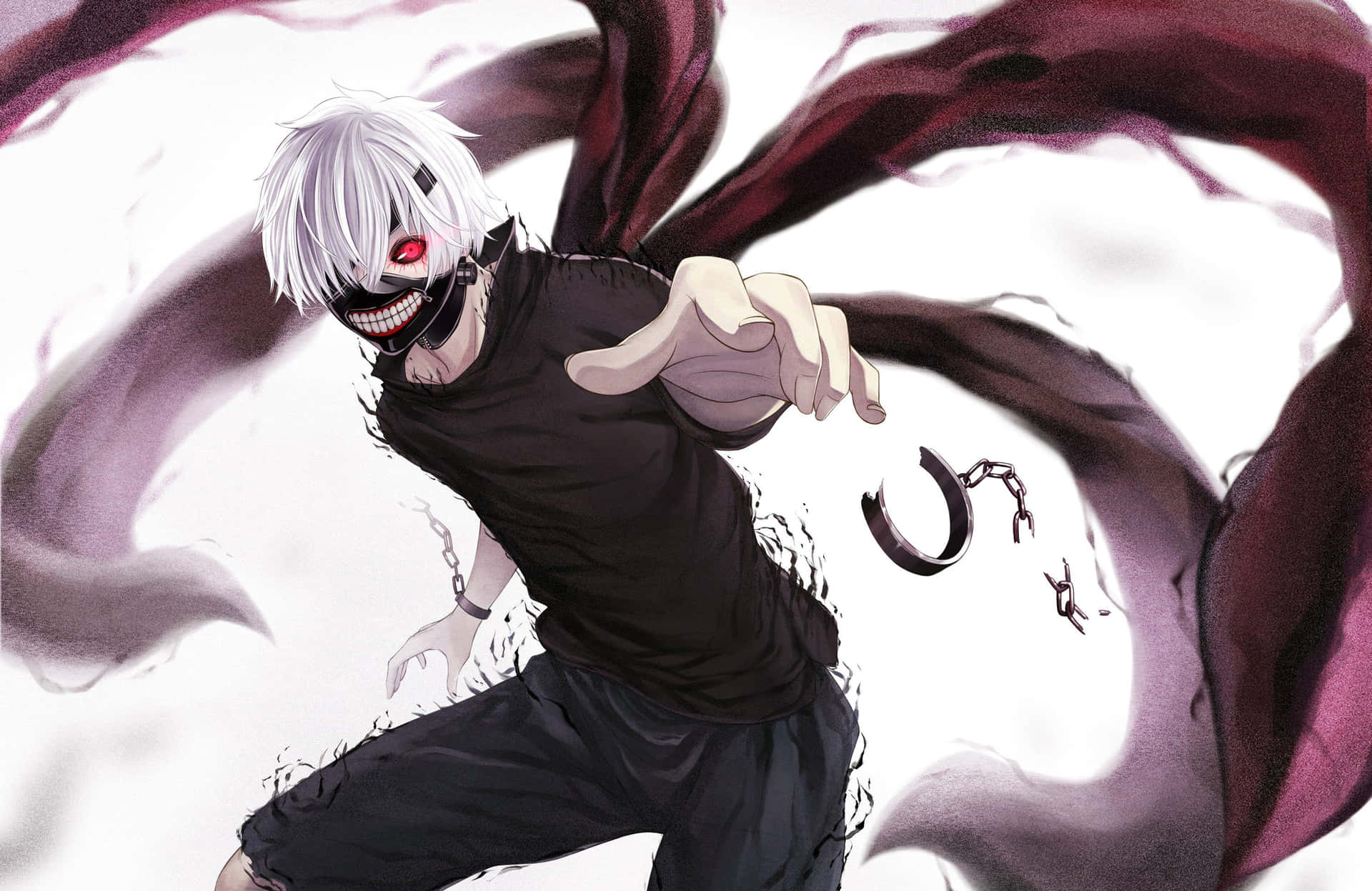 Download free Anime Boy Ken With Ghoul Mask Wallpaper - MrWallpaper.com