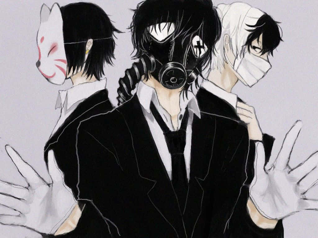 Anime Boys With Masks Wallpaper