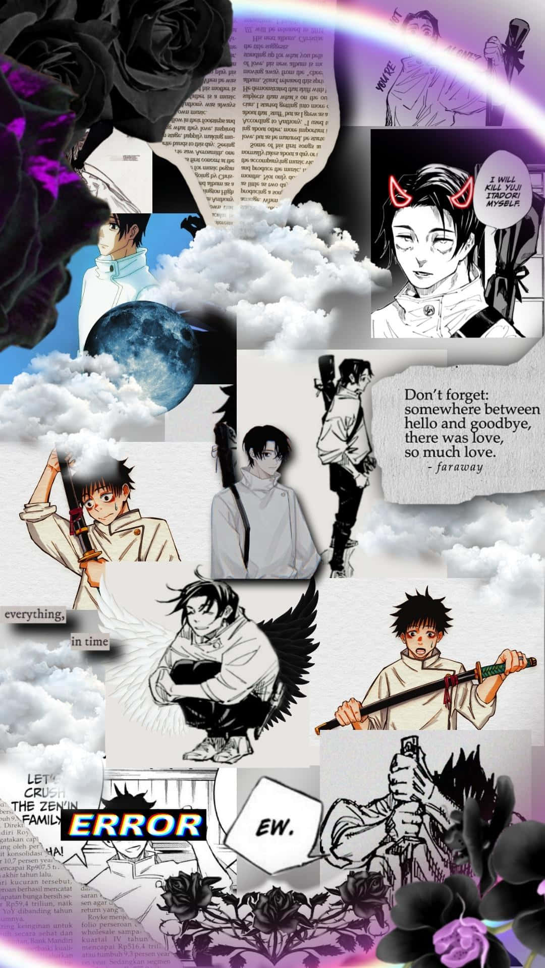 Anime Collage Aesthetic Yuta Image Wallpaper