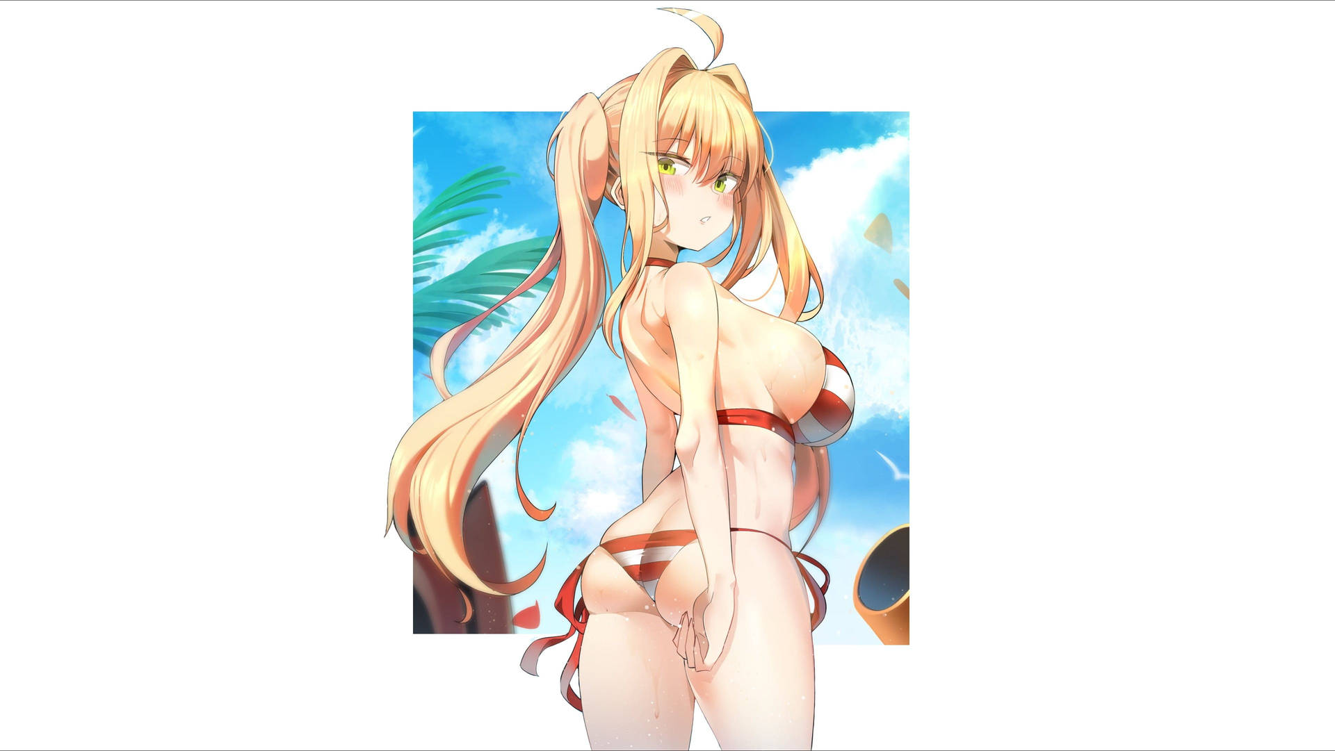 Download free Anime Girl In Sexy Swimsuit Wallpaper MrWallpaper