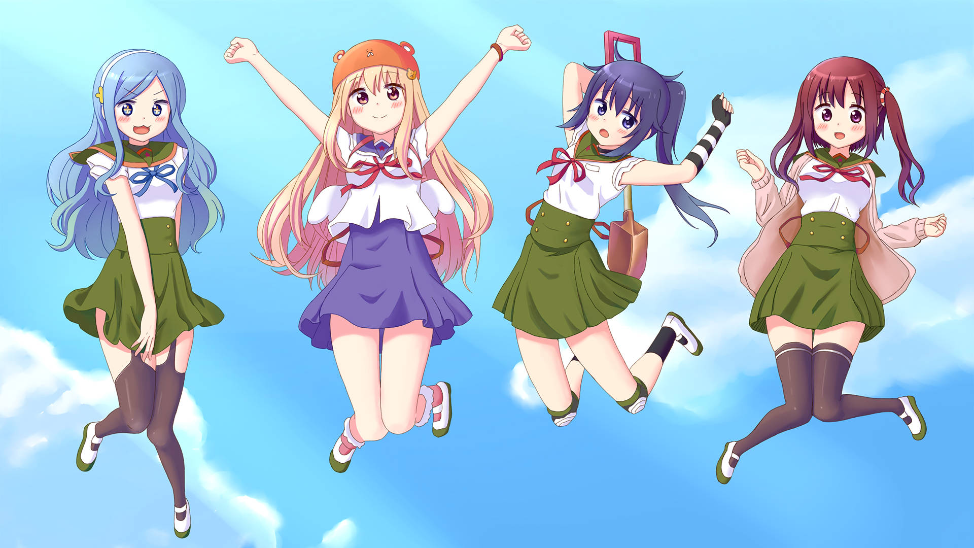 Download free Anime Girls From Himouto! Umaru-chan Wallpaper -  MrWallpaper.com