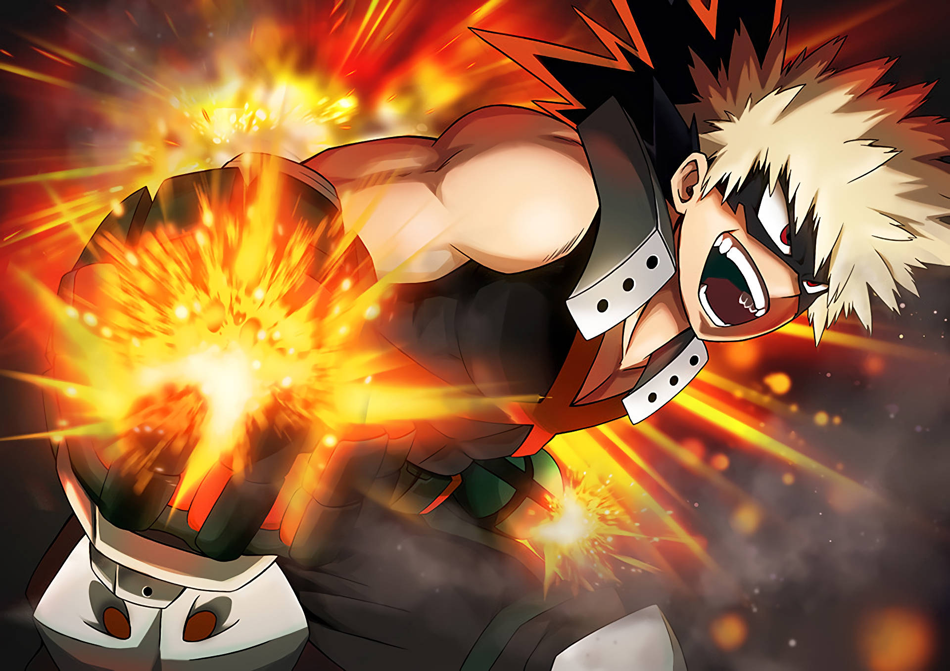 Bakugou Wallpaper by DamionMauville | Anime cover photo, Aesthetic anime,  Anime wallpaper