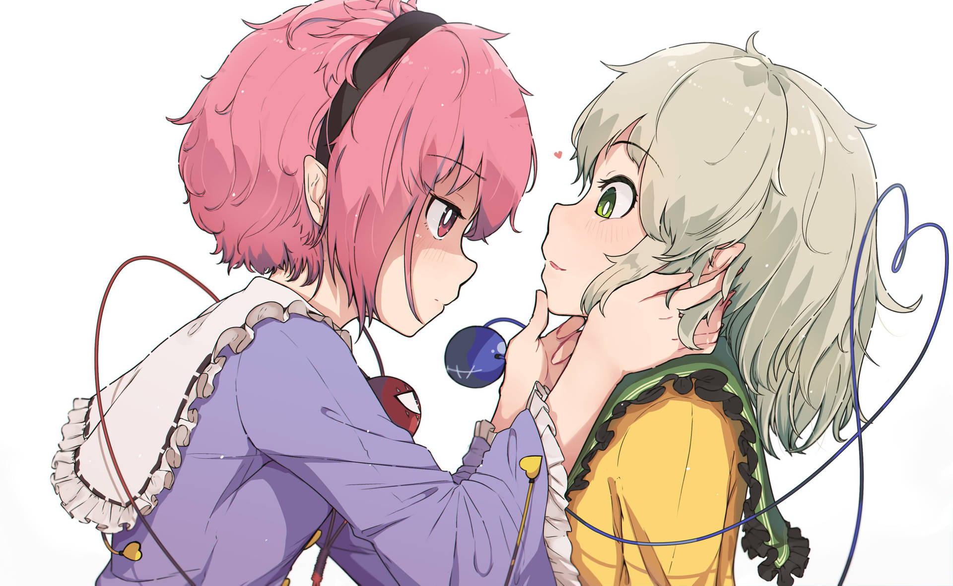 Download free Anime Lesbian Koishi And Satori Wallpaper - MrWallpaper.com