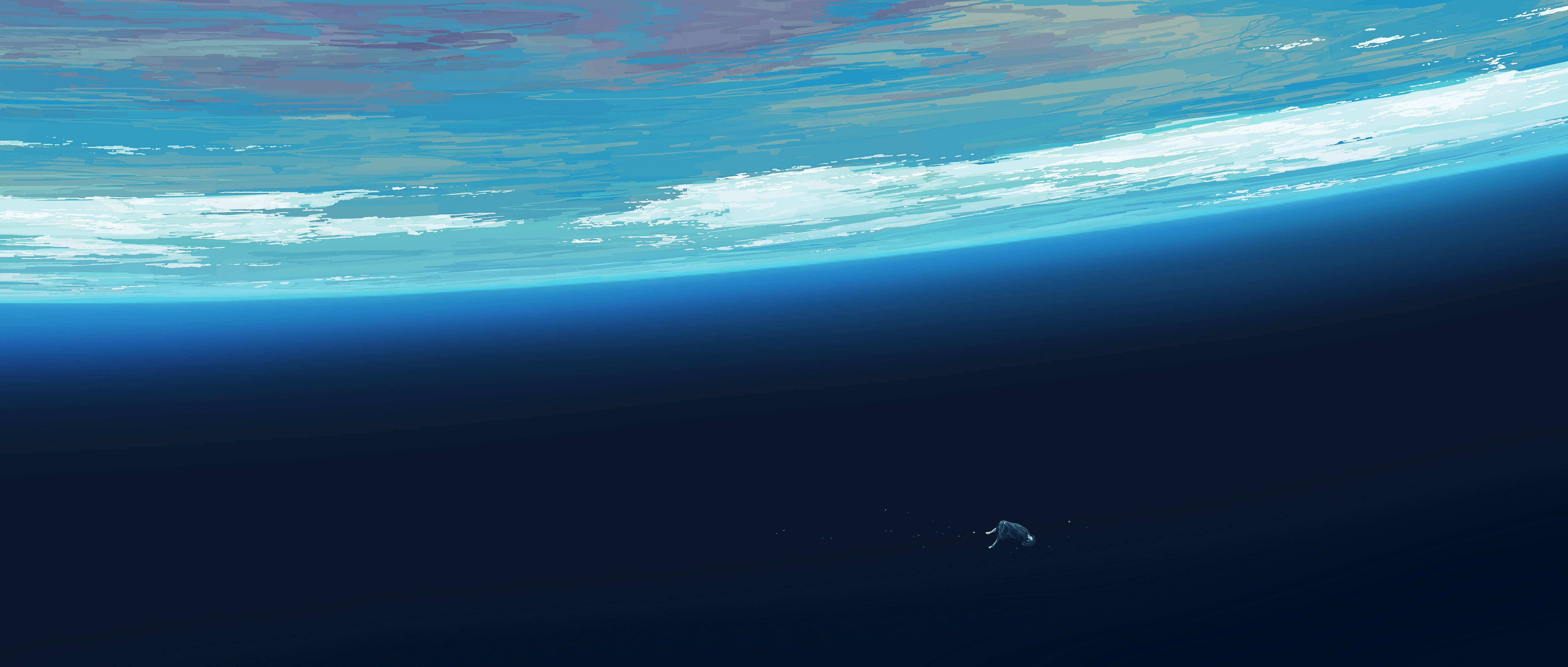 Anime Planet Girl In Orbit Wallpaper